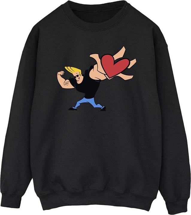 Johnny Bravo Heart Present Sweatshirt