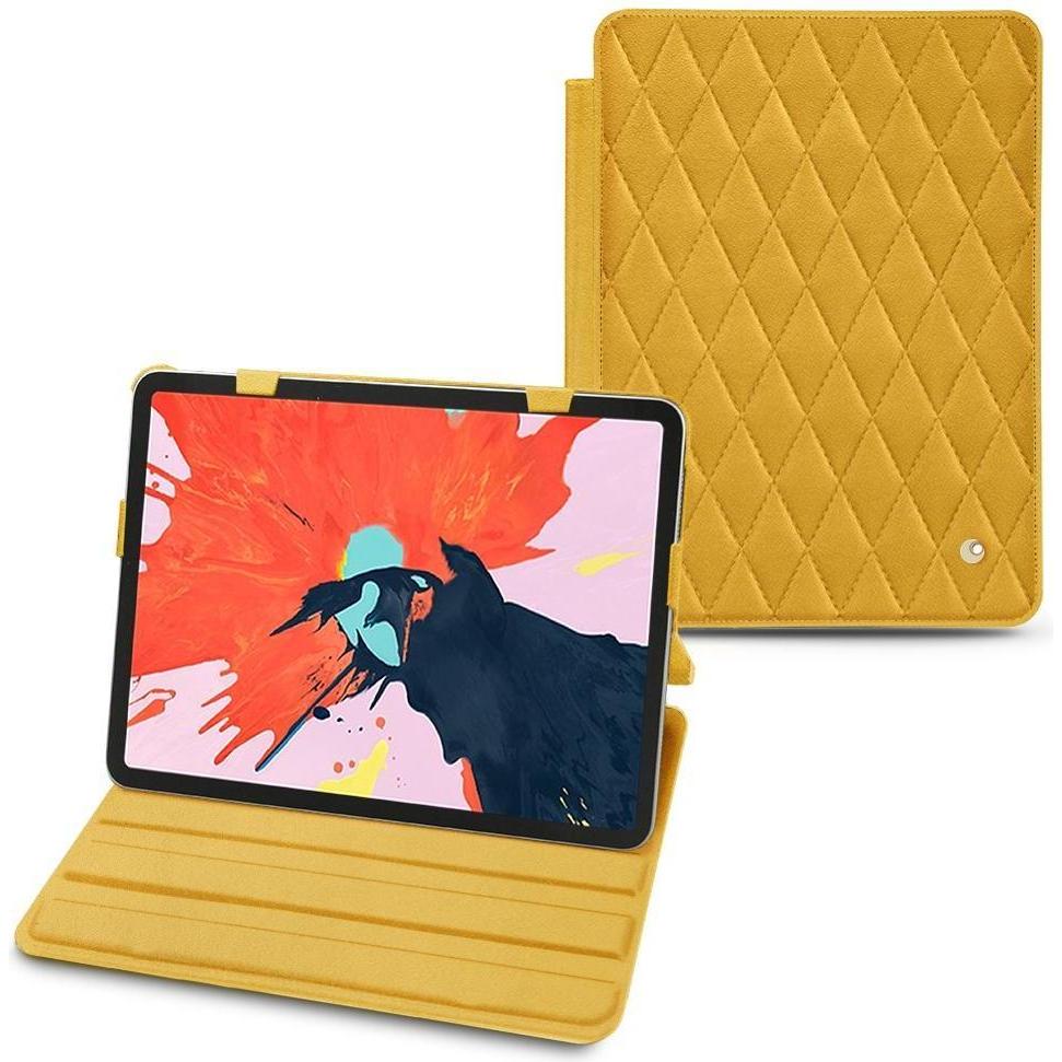 Noreve Lederschutzhülle horizontal (iPad Pro 12.9 2018 (3. Gen)), Tablet Hülle, Orange