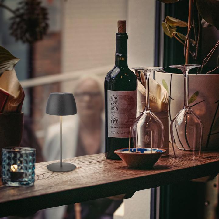 Produktbild Briloner Accu LED table lamp - Mini, Touch, anthracite (150 lm)