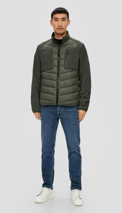 Produktbild S.Oliver Outdoor-Jacke Softshelljacke mit Kontrastdetails (S)