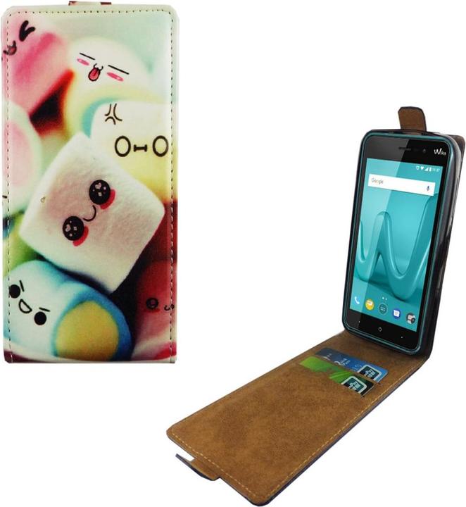 Produktbild König Design Wiko Lenny 4 Hülle Case Handy Cover Schutz Tasche Flip Schutzhülle Schale Bunt (Wiko Lenny 4)