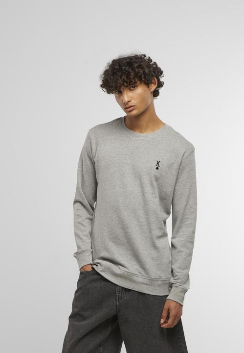 Actual product image Mister Tee MisterTee King Sign EMB Light Crew Sweatshirt - 201305 (M)