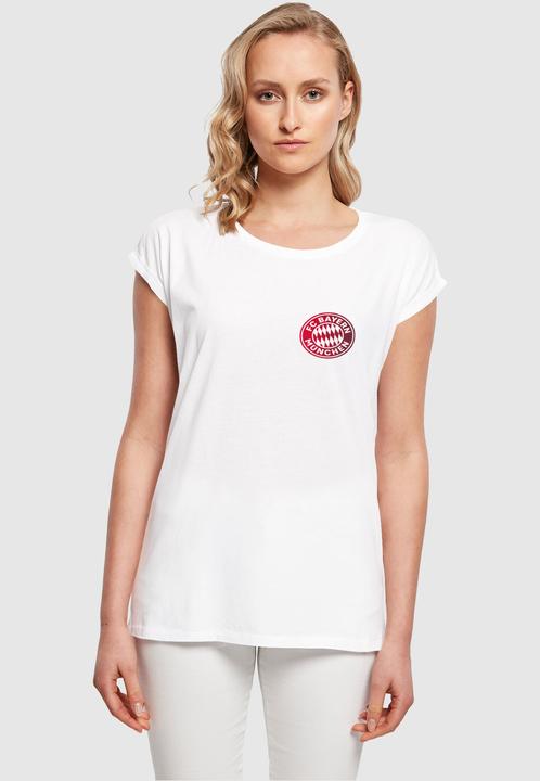 Produktbild FC Bayern München Ladies Mia San Mia V GR Extended Shoulder Tee - 115543 (L)