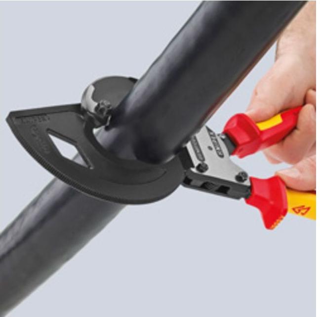 Productafbeelding Knipex Kabelschaar (ratelprincipe, drie snelheden) 95 32 320 (320 mm)