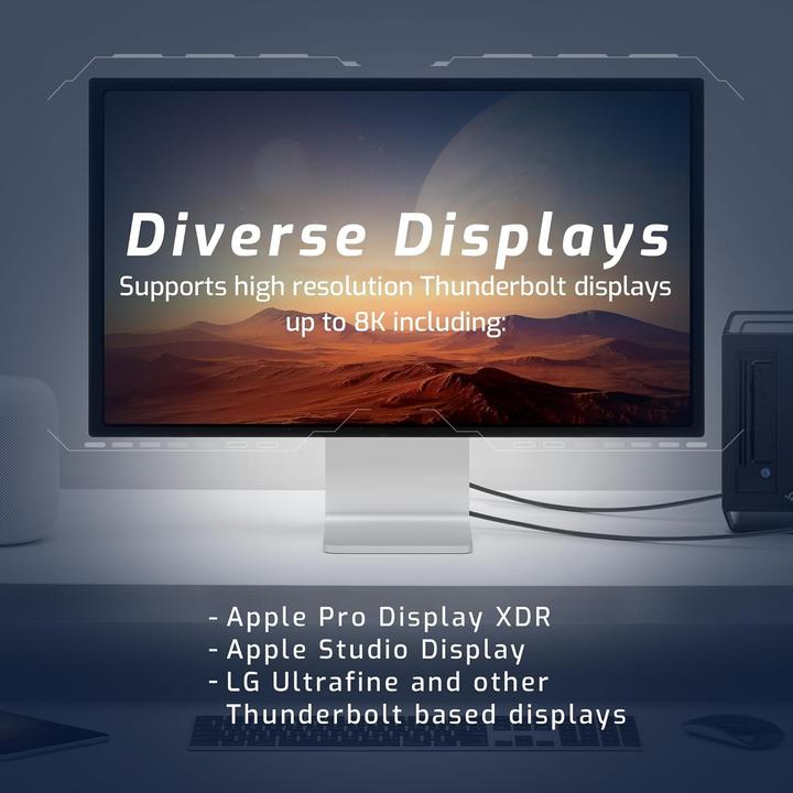 Produktbild OWC 3 Meter Active Optical USB4 (USB-C) Cable (3 m, USB 4.0, 240 W)