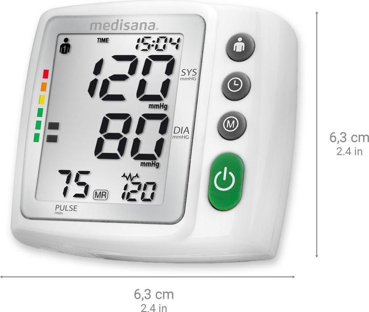Produktbild Medisana Bw 315 (Blutdruckmessgerät Handgelenk)