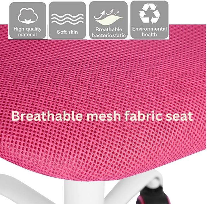 Actual product image FurnitureR Office Fabric Seat Ergonomic Study Chair (45 - 85 cm)