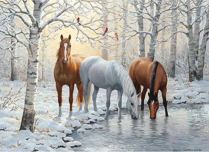 Produktbild Cobble Hill Puzzle 1000 pieces Winter Trio (1000 Teile)