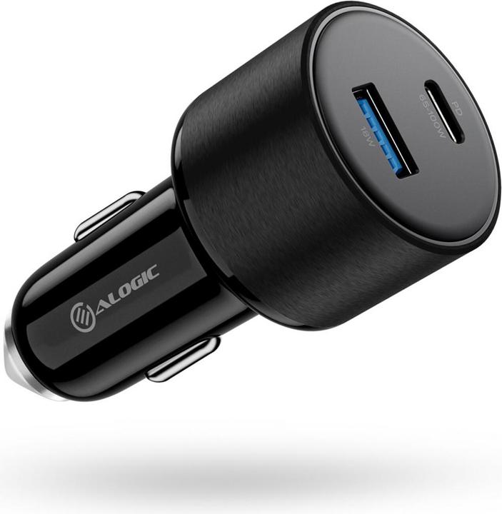 Image du produit Alogic Périphérique de positionnement voiture 100W USB-C+USB-A +USB-C vers câble USB-A