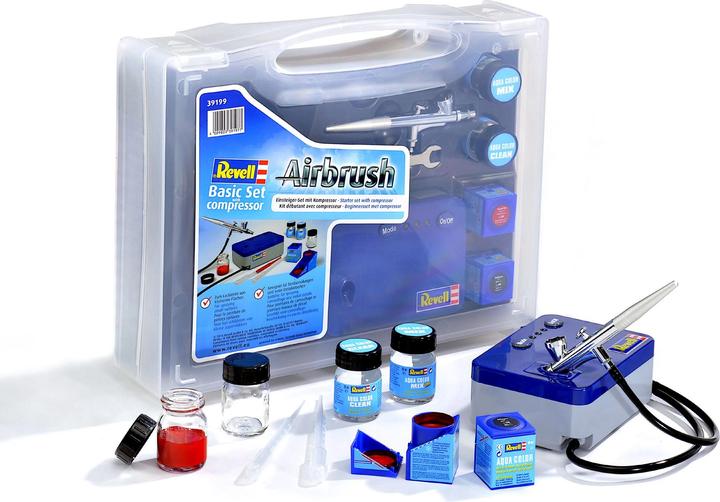 Actual product image Revell Airbrush Basic Set with compressor