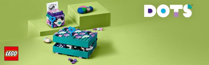 Produktbild LEGO Geheimbox mit Schlüsselhalter (41925, LEGO Dots)