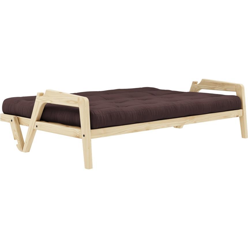 Thumbnail - Karup Design, Sofa, Grab Klar Lackiert (Bettsofa, 3-Sitzer)