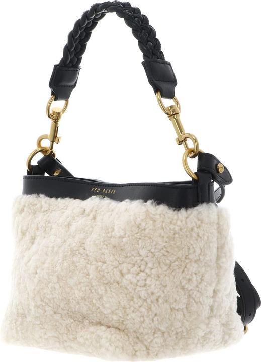Immagine prodotto Ted Baker Sherbaa Shearling Leather Weave Handle Crossbody