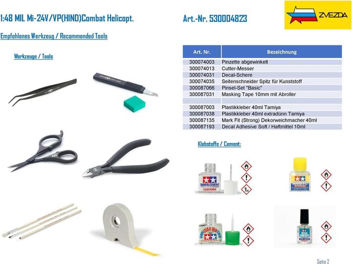 Actual product image 1:48 MIL Mi-24V/VP(HIND)Combat Helicopt.