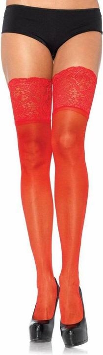 Produktbild Leg Avenue Strümpfe mit breitem Spitzenabschluss (One Size)