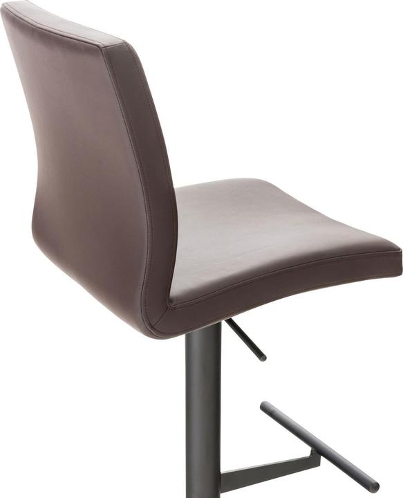 Actual product image CLP Bar stool Cadiz imitation leather black, brown