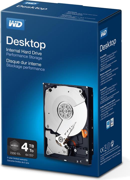 Productafbeelding WD Zwarte detailhandel (4 TB, 3.5")