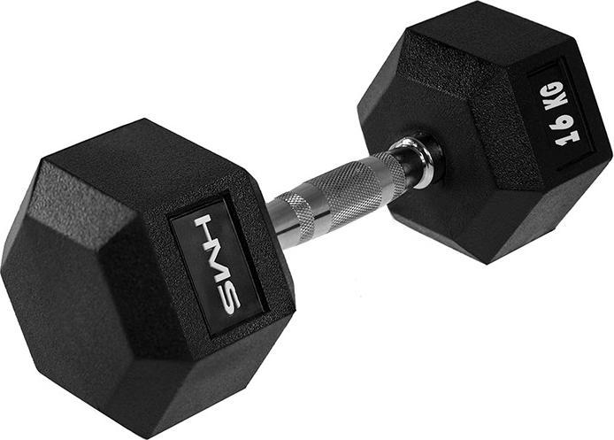 Actual product image HMS Dumbbell 16 kg HEX-PRO 16 (1 x 16 kg)