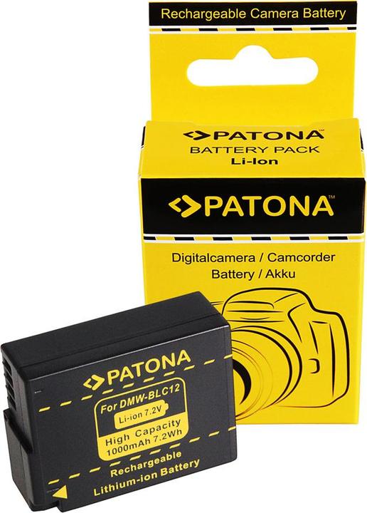 Actual product image Patona Panasonic DMW-BLC12 (Camera battery)