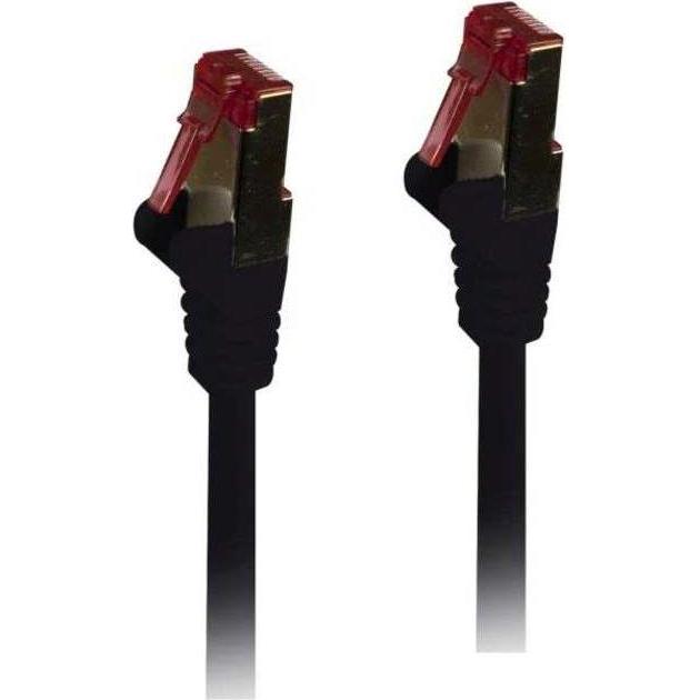 Synergy 21 Patchkabel RJ45, CAT6 250Mhz, 0.15m schwarz, S-STP(S/FTP),TPE(Superflex) (S/FTP, CAT6, 0.15 m), Netzwerkkabel