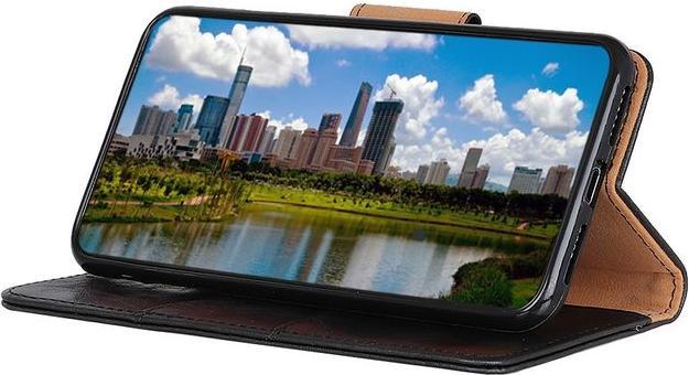 Actual product image MU Classic Crazy Horse IV Leather Bookcover Series (Nokia 3.4)