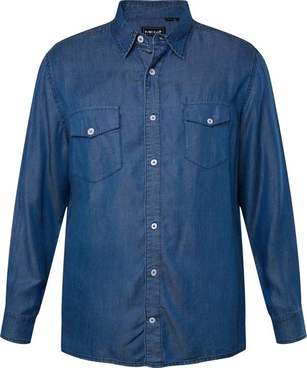 Immagine prodotto Men+ Jeansoptik-Hemd, Langarm, Kentkragen, Comfort Fit (XL)