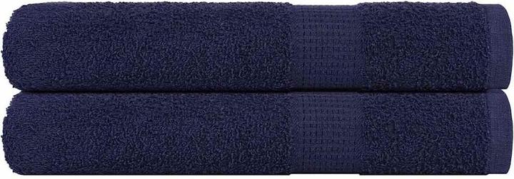 Produktbild VidaXL Handtücher 2 Stk. Marineblau 100x200 cm 360 g/m² 100% Baumwolle (100 x 200 cm)