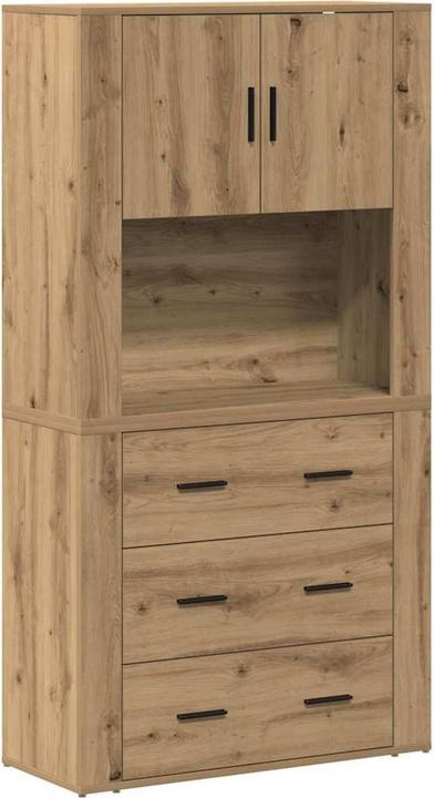 vidaXL Highboard Aufbewahrung (33 x 33 x 150 cm)