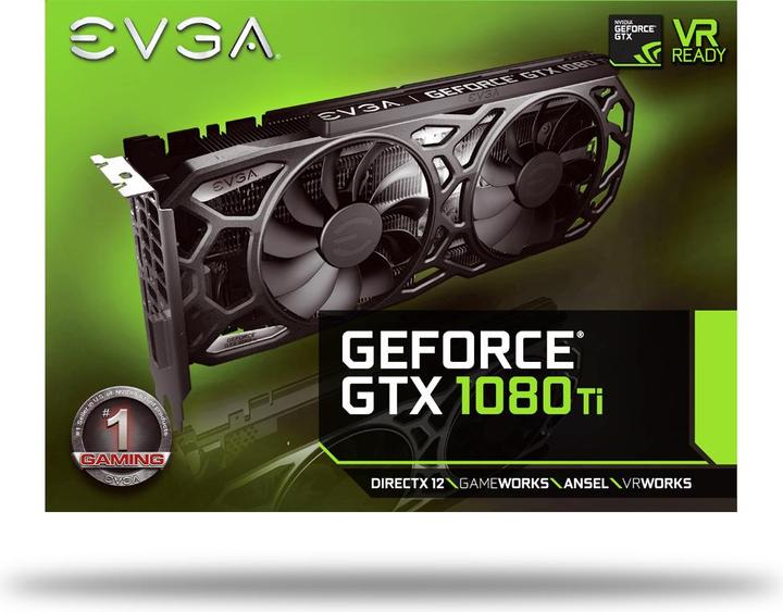 Produktbild EVGA GeForce GTX 1080 Ti SC Black Edition (11 GB)