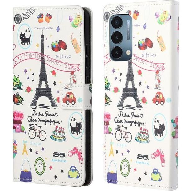 Thumbnail - MU Style Leder Bookcover Image Series (OnePlus Nord N200 5G), Smartphone Hülle, Mehrfarbig