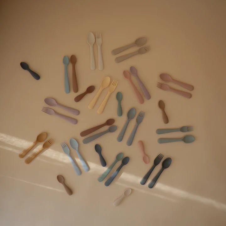 Actual product image Mushie Silicone spoon