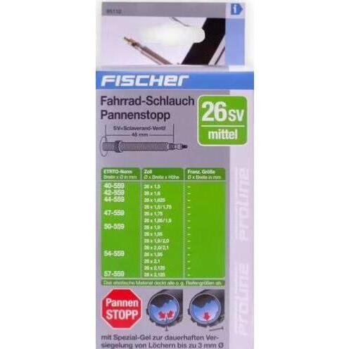 Thumbnail - Fischer, Veloschlauch, (Presta (SV), 26", 48 mm)