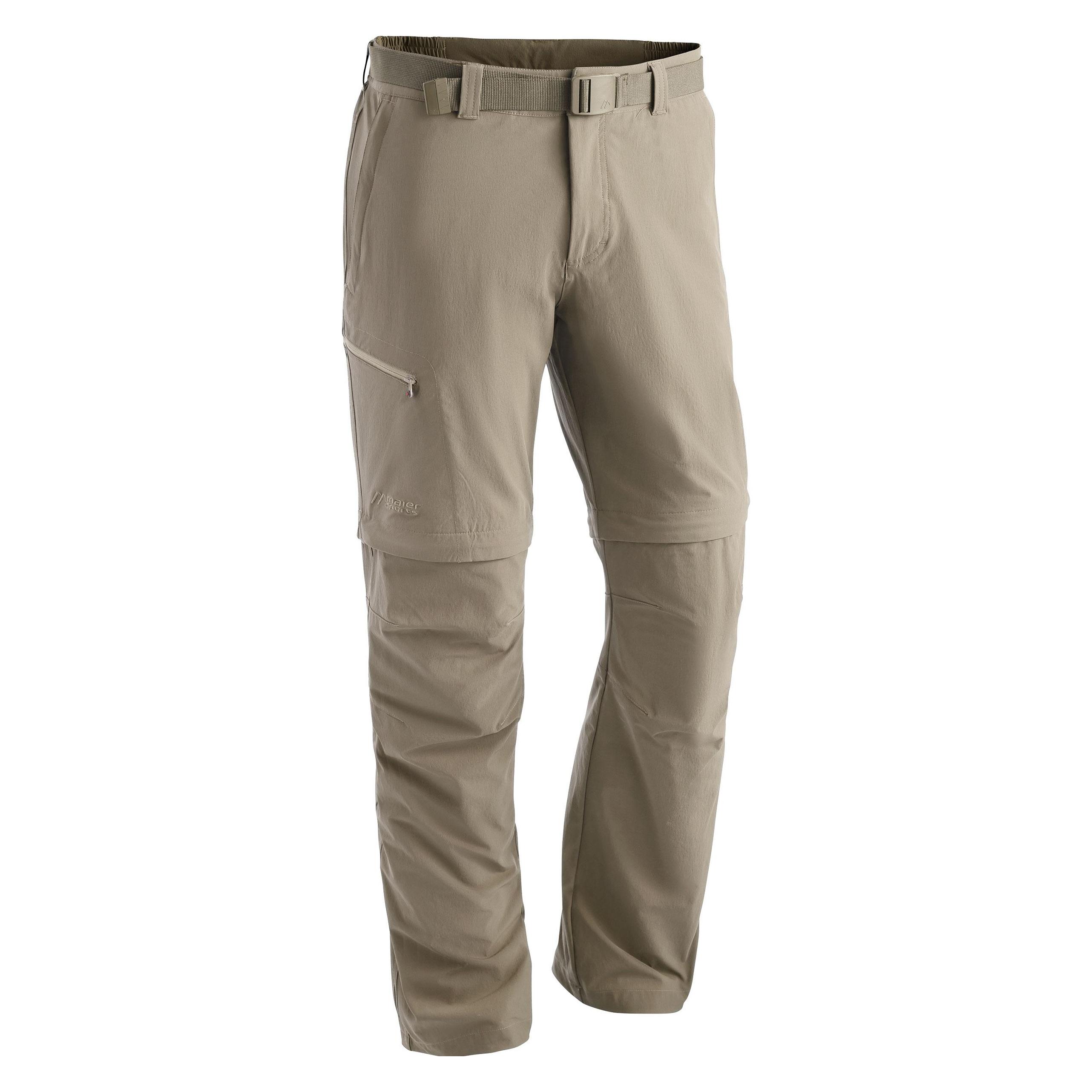 Maier, Herren, Outdoorhose, Wanderhose Tajo2 ZipOff (54), Braun