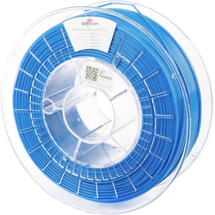 Image du produit Filament PCTG Bleu ciel 1.0kg 1.75mm (PCTG, 1.75 mm, 1000 g, Bleu)