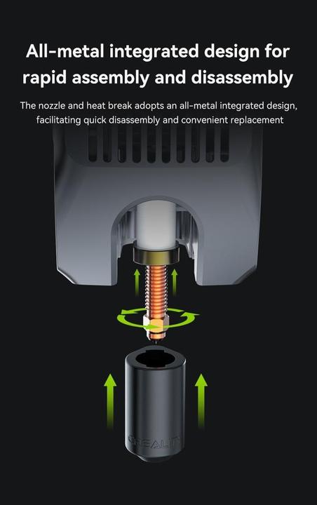Image du produit Creality 0.2mm K2P Unicorn Düse Quick Swap Nozzle (Accessoire)