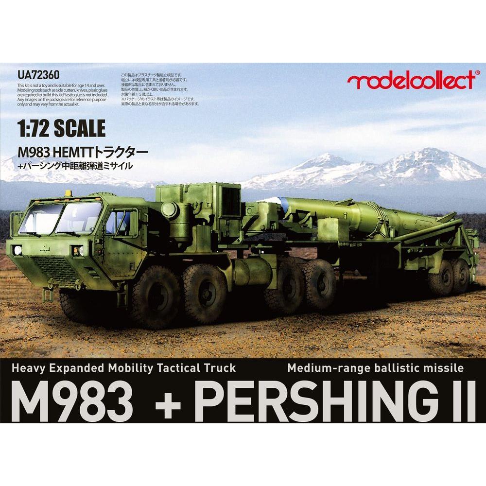 Modelcollect USA M983 Hemtt Tractor With Pershing II Missile Erector Launcher new Ver.