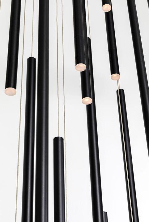 Image du produit Kare Design Suspension Living Vegas Deluxe noir mat LED (GU10, G9, 215 lm)
