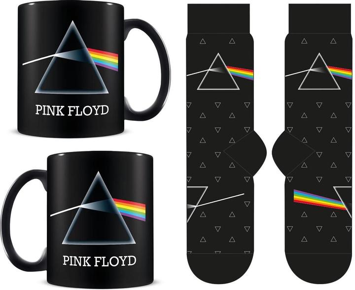 Pyramid Pink Floyd - Coffret cadeau avec tasse 315ml et paire de chaussette EU 41-45 The Dark Side of the Mo (315 ml, 1x)