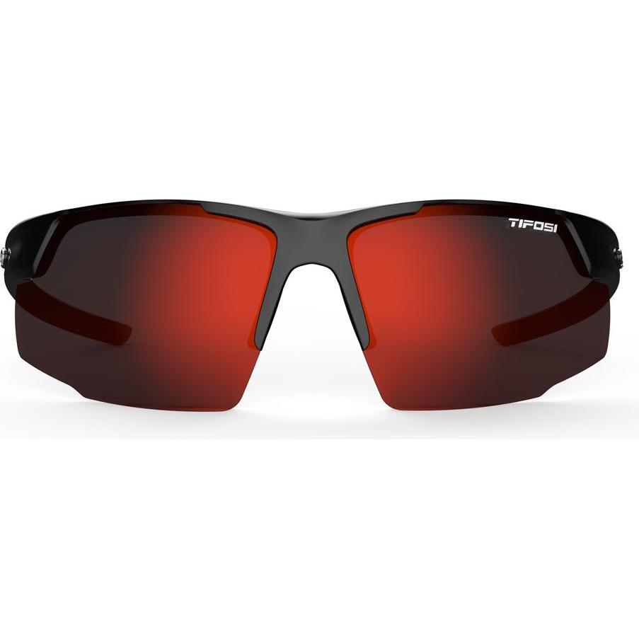 Thumbnail - MGA, Sportbrille, Tifosi Cttus Gloss Black (1 Rauch Rotglas 15,4% Lichtübertragung) (neu) (Gloss Black), Schwarz