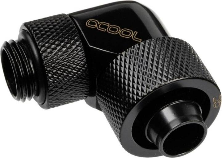 Actual product image Alphacool 16/10mm icicle 90° rotatable G1/4