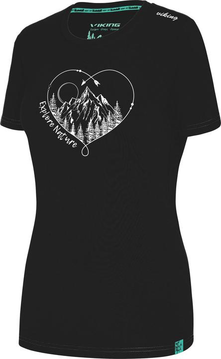 Produktbild Viking Europe Bamboo Light T-Shirt Damen schwarz (XS)