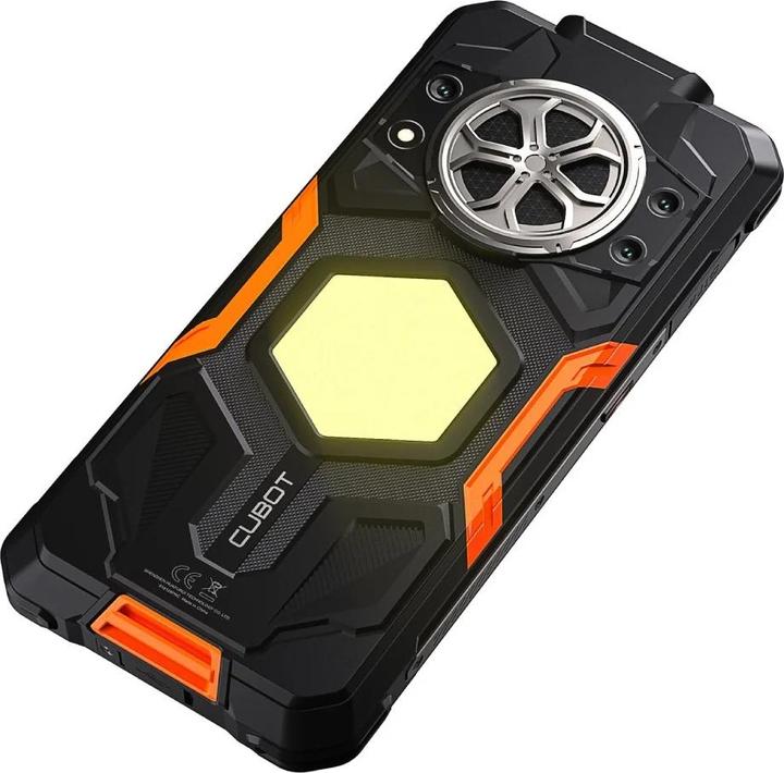 Image du produit Cubot Smartphone CUBPOW5BLK (128 Go, Noir, Orange, 6.88", Double SIM, 4G)