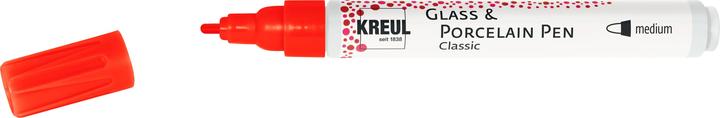 Actual product image Kreul Glass & Porcelain Pen Classic medium (Cherry red)