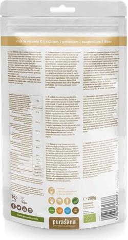 Image du produit Purasana Poudre brute de baobab (200g) (1 pièce(s), Poudre, 200 g)