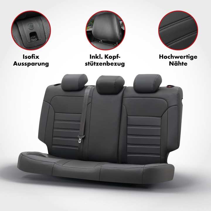Produktbild Walser Sitzbezug für Ford Fiesta VI (CB1, CCN) 06/2008-Heute, 1 Rücksitzbankbezug