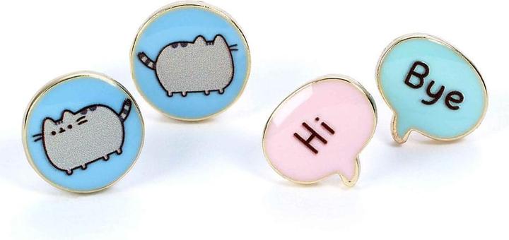 Produktbild Carat PUSHEEN - Hi & Bye - Set de 2 Paires de Boucles d'Oreilles (Zinklegierung, Emaille)