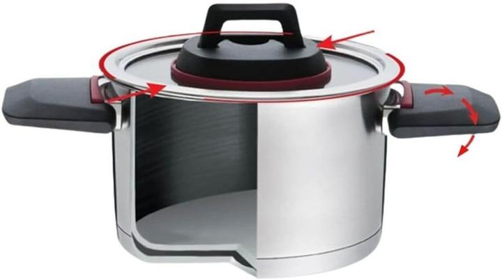 Produktbild Maestro MR-3530-6 Topfset mit Klappgriffen 6 Stück (24 cm, Pfannenset + Topfset, Edelstahl)