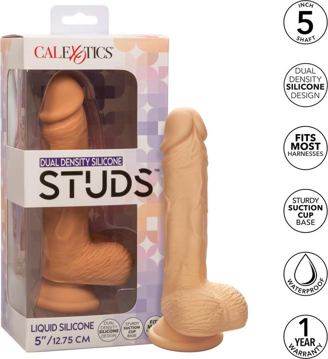 Image du produit CalExotics Studs™ en silicone double densité 5"/12.75 - Ivory