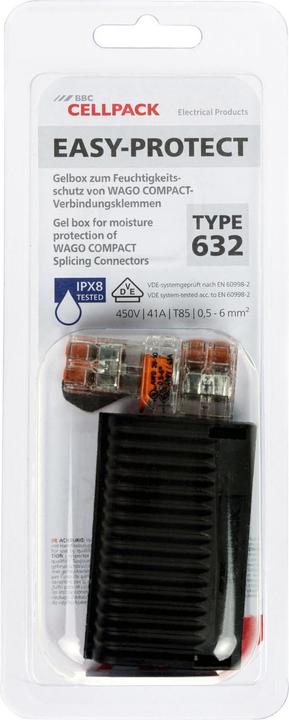 CellPack Gel Box 632, IPx8, mit Wago Compact Klemmen
