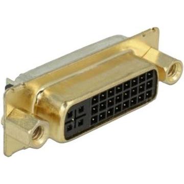 Thumbnail - Delock Steckerverbinder DVI 24+5 Buchse (DVI, 1.77 cm), Data + Video Adapter, Silber